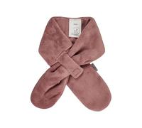 Sterntaler Schal aus Teddyflausch, gefüttert mit Baumwollfleece, mit Klettverschluss, zum Durchziehen - Mädchen Accessoires für Babys und Kleinkinder - warm, weich und bequem - rosenholz, Gr. 70cm