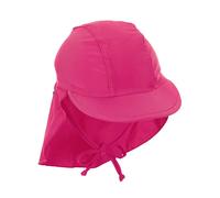 Sterntaler Bademütze UNI mit Nackenschutz in magenta, Gr. 47, maedchen