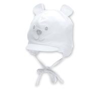 Sterntaler Schirmmütze BÄRCHI mit Ohren in weiß, Gr. 41, maedchen,junge