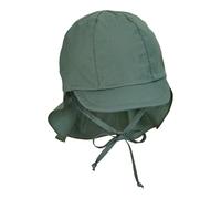 Sterntaler Schirmmütze mit Nackenschutz zum Schnüren Unisex UV-Schutz 50+ Gr.45 olive
