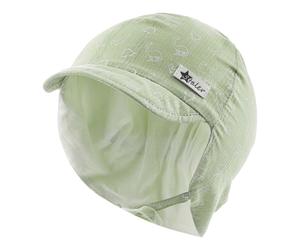 Sterntaler Schirmmütze mit Nacken- und UV-Schutz Dinos 47 grün