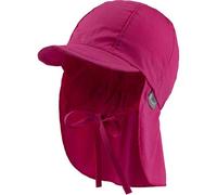 Sterntaler Schirmmütze mit Nackenschutz zum Schnüren – UV-Schutz 50+ – Magenta Gr. 47