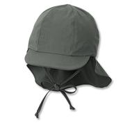 Sterntaler Schirmmütze mit Nackenschutz in Grün - Größe 43 cm | Baby Muetzen
