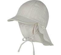 Sterntaler - Kid's Schirmmütze Nacken Uni Cotton - Cap, Gr. 49 cm, grau (Lichtgrau)