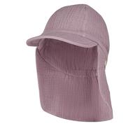 Sterntaler - Kid's Schirmmütze Nacken Musselin - Cap, Gr. 51 cm, rosa (Pastellviolett)