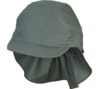 Schirmmütze mit Nackenschutz Dunkelgrün, Größe 51 | Sterntaler