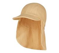Sterntaler - Kid's Schirmmütze Nacken Musselin - Cap, Gr. 47 cm, beige (Sand)