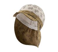 Sterntaler Schirmmütze Nacken Safaritiere - Jungen Mütze aus Baumwolle mit Nackenschutz - UV-Schutz 50+ Sonnenhut zum Binden - Sommer Kopfbedeckung Baby und Kind - lichtgrau, Größe 45