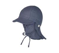 STERNTALER Schirmmütze mit Nackenschutz uni (1512535) 49 blau