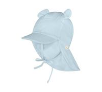 Sterntaler - Kid's Schirmmütze Nackenschutz Ohren - Cap, Gr. 51 cm, grau (Hellblau)