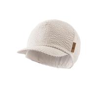 Sterntaler Schirmmütze Streifen - Jungen Mütze aus Seersucker mit feinem Streifen - UV-Schutz 30 Sonnen Cappy - Baby und Kinder Kopfbedeckung Sommer - beige, Größe 51