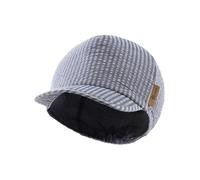 Sterntaler Schirmmütze Streifen - Jungen Mütze aus Seersucker mit feinem Streifen - UV-Schutz 50+ Sonnen Cappy - Baby und Kinder Kopfbedeckung Sommer - blau, Größe 43