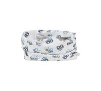 Sterntaler Schlauchschal Motiv Baustelle - Jungen Schlupfschal aus weichem Melange-Jersey mit Baustellenfahrzeug-Print, elastisch und pflegeleicht - Lichtgrau, Größe 2