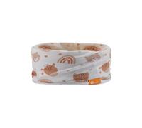 Sterntaler Schlauchschal Tiergesicht - Loop Schal aus Flammgarn Jersey mit kindgerechtem Print - Halstuch - hautsympathischer Baby und Kinder Halswärmer - Jungen Bekleidung - lichtgrau, Größe 1