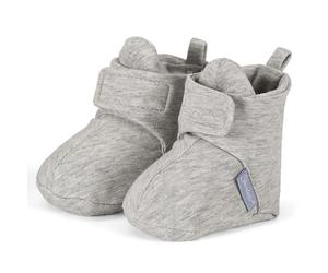 Sterntaler Schuhe Jersey mit Klettverschluss - Grau - Gr. 15/16