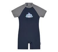 Sterntaler Schwimmanzug mit UV-Schutz kurz Ringel Hai 98 marine/natur
