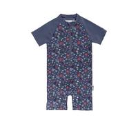 Sterntaler Schwimmanzug Unterwasser - Badebekleidung für Jungen - Einteiler Kurzarm - UV-Schutz 50+ Schwimmanzug mit Windeleinsatz bis Größe 86/92 - Baby und Kinder Bademode - Farbe blau, Größe 104