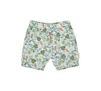 Sterntaler Shorts Blätter - Kurze Babyhose aus Baumwolle in Leinenoptik - Jungen Sommerhose mit elastischem Bund - Baby und Kinder Bekleidung - helltürkis Größe 80