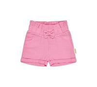 Sterntaler Shorts Leinenoptik - Baby- und Kinder Shorts aus Baumwolle in Leinenoptik, elastischer Bund, Schleife vorn, bequemer, Perlrosa, Größe 80