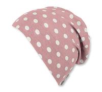 Sterntaler Slouch-Beanie für Mädchen mit Punktemuster, Alter: 4-6 Jahre, Größe: 55, Hellrot