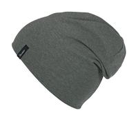 Sterntaler OCS Beanie Melange - Unisex Baby Mütze aus Melange-Singlejersey (Bio) - weiche Kopfbedeckung mit zwei Tragevarianten - lässige Übergangsmütze für Babys & Kinder - asphalt, Gr. 45