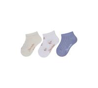 Sterntaler Sneaker Socken 3er Pack Hippo - Unisex Baby- und Kindersocken mit Hippo- und Anker-Motiv, Rippenstruktur, Baumwoll-Mix, Lichtgrau, Größe 18