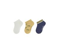 Sterntaler Sneaker Socken 3er Pack Nashorn - Baby und Kindersocken mit hohem Baumwollanteil - Jungen Füsslinge - modische Farben, Muster und Designs - Vorteilspack Strümpfe - helltürkis, Größe 22