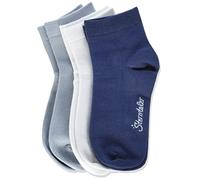 Sterntaler Sneaker Socken 3er Pack uni - Baby und Kindersocken mit hohem Baumwollanteil - unisex Füsslinge - modische Farben, weiche Kurzsocken - Strümpfe - blau, Größe 26
