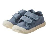 Sterntaler Sneaker Uni - Sportiver Baby Schuh aus Canvas - Kinder Sommer Schuhe mit Rutschfester Sohle - Jungen Babyschuhe mit Klettverschluss, knöchelhoch - blau, Größe 23