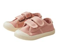 Sterntaler Sneaker Uni - Sportiver Baby Schuh aus Canvas - Kinder Sommer Schuhe mit Rutschfester Sohle - Mädchen Babyschuhe mit Klettverschluss, knöchelhoch - mattrosa,Größe 27