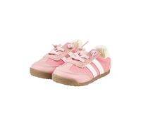 Sterntaler Sneaker uni - Baby- & Kinderschuh mit Klettverschluss, Sterntaler Logo, rutschfester Sohle, Oberstoff aus Polyurethan & Baumwolle - Perlrosa, Größe 22