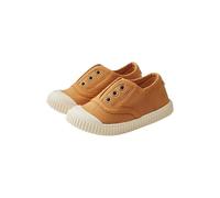 Sterntaler Sneaker Uni - Sportiver Baby Schuh aus Canvas - Kinder Sommer Schuhe mit Rutschfester Sohle - Unisex Babyschuhe mit elastischem Gummiband, knöchelhoch - Hellbraun, Größe 30