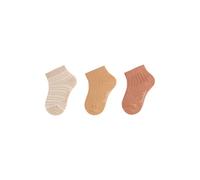 Sterntaler Socken 3er Pack - Baby und Kindersocken kurz - klassische Rippstruktur - Sportive Socke - hoher Baumwollanteil - optimale Passform - Vorteilspack Unisex Strümpfe - beige, Größe 30