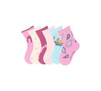 Sterntaler Socken 6er Pack Elefant - Kindersocken für Mädchen - Kindersocken mit Motiven - Socken für Kinder im Set - blütenrosa, 26