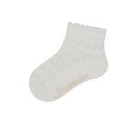 Sterntaler Socken Struktur - Kurze Baby- und Kinder-Socken mit Umschlag, Innenfrottee, Strukturmuster, merzerisierte Baumwolle, Ecru, Größe 14