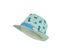 Sterntaler Sonnenhut Dino - Leichter Kindersonnenhut mit Dino-Print, Garniturband und UV-Schutz 50+ - Hellmint, Größe 51