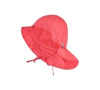 Sterntaler Sonnenhut - Unisex Sommerhut - UV-Schutz 50+ Mütze mit breiter Krempe und Größenregulierung - Nackenschutz - Bindebänder - Baby und Kinder Kopfbedeckung aus Popeline (Bio)