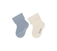 Sterntaler - Sterntaler Baby-Socken DP Rippe, graublau, Gr. 16 graublau