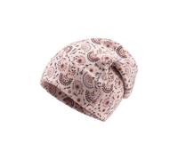 Sterntaler Beanie Mütze floral Mädchen Flauschige Beanie Mädchen für Herbst und Winter - Wärmende Mütze aus Sweat - mattrosa, 49