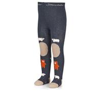 Sterntaler - Sterntaler Krabbelstrumpfhose Bären Gr.86 blau meliert