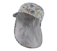 Sterntaler - Schirmmütze DSCHUNGEL mit Nackenschutz in weiß Gr.49