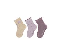 Sterntaler - Sterntaler Socken 3er Pack Mäuse, natur meliert, Gr. 18 natur