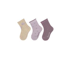 Sterntaler - Sterntaler Socken 3er Pack Mäuse, natur meliert, Gr. 18 natur