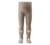Sterntaler - Sterntaler Strumpfhose Weihnacht, beige meliert, Gr. 80 beige