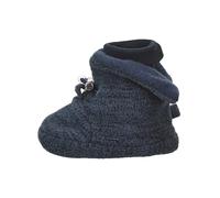 Sterntaler Baby Jungen Hausschuhe Baby Baby-Stiefel Melange Babyschuh - Hausschuhhe Baby - Mid-Top Babyschuh mit Gummi Sohle - marine, 16