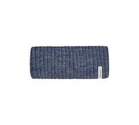 Sterntaler Stirnband aus Strick in Melange-Optik, gefüttert mit Baumwollfleece - Unisex - für Baby und Kinder, mittelblau, Größe 53