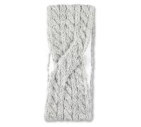 Sterntaler Baby Mädchen Stirnband Baby Strick Winter-Stirnband - Baby Stirnband, Kopfband Baby - gefüttert mit Microfleece - beige, 57