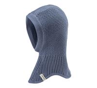Sterntaler Strick-Schlupfmütze 49 blau gestrickt