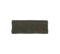 Sterntaler Baby Jungen Stirnband - Baby Melange Winter-Stirnband - Strick gefüttert mit Microfleece - dunkelgrün, 57