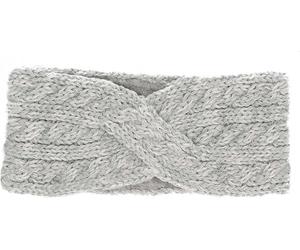 Sterntaler Strick-Stirnband silber mel.